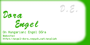 dora engel business card